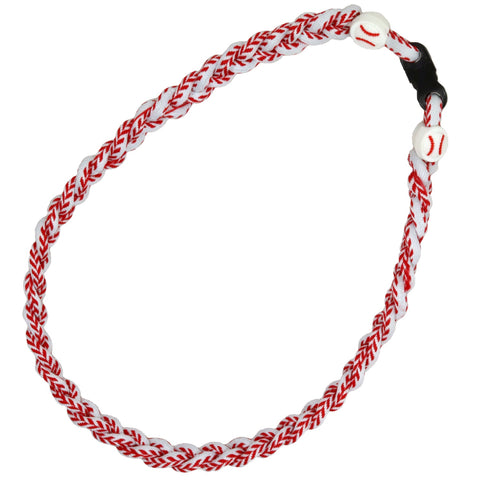 Baseball Necklace Titanium Braided Sports Necklaces