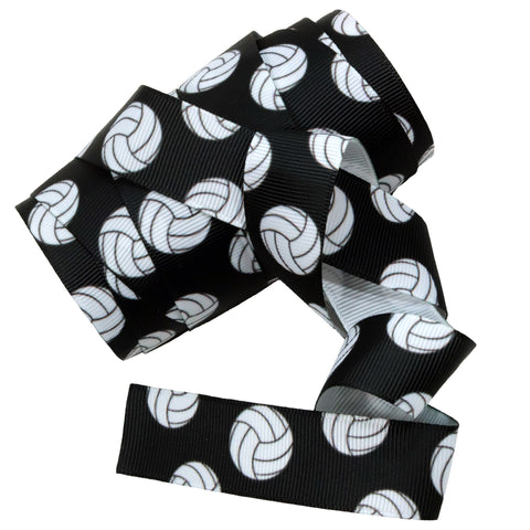 Volleyball Ribbon 5 Yards to use for Ponytail Holders Streamers on Your Bag to Show Spirit or Crafts